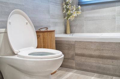 1 Piece Toilet Installation